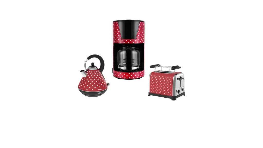 Efbe-Schott Frühstücksset Edelstahl 3-teilig Kaffeemaschine, Toaster und Wasserkocher NEU*36307